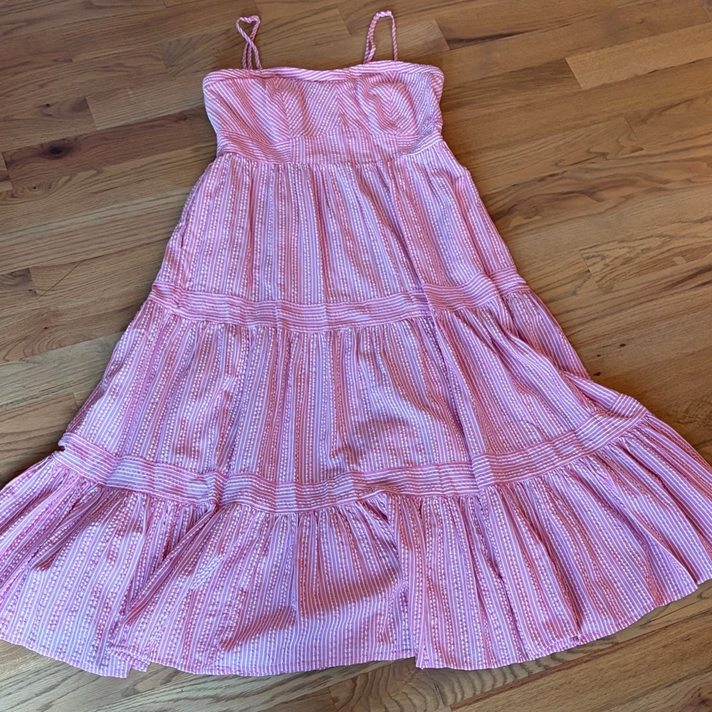 Pink/white Striped AE dress XL